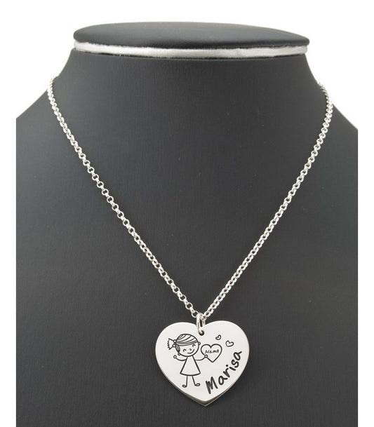 Colgante Te regalo mi corazón Mamá