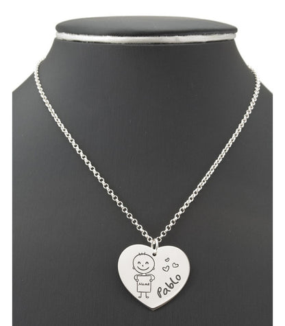 Colgante Te regalo mi corazón Mamá