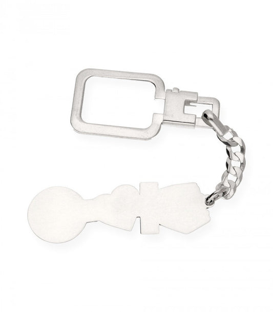 Llavero de Plata 925 El Mejor Profe