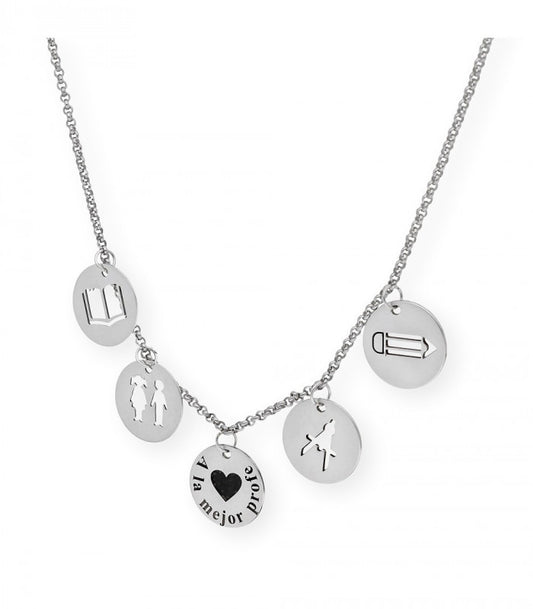 Gargantilla de Plata 925 A la mejor profe