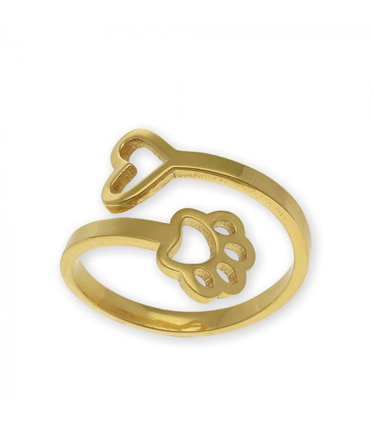 Anillo Dog Love en Plata 925
