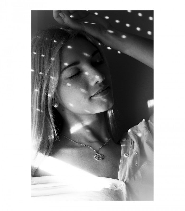 Colgante Bola del Mundo de Plata de Ley 925