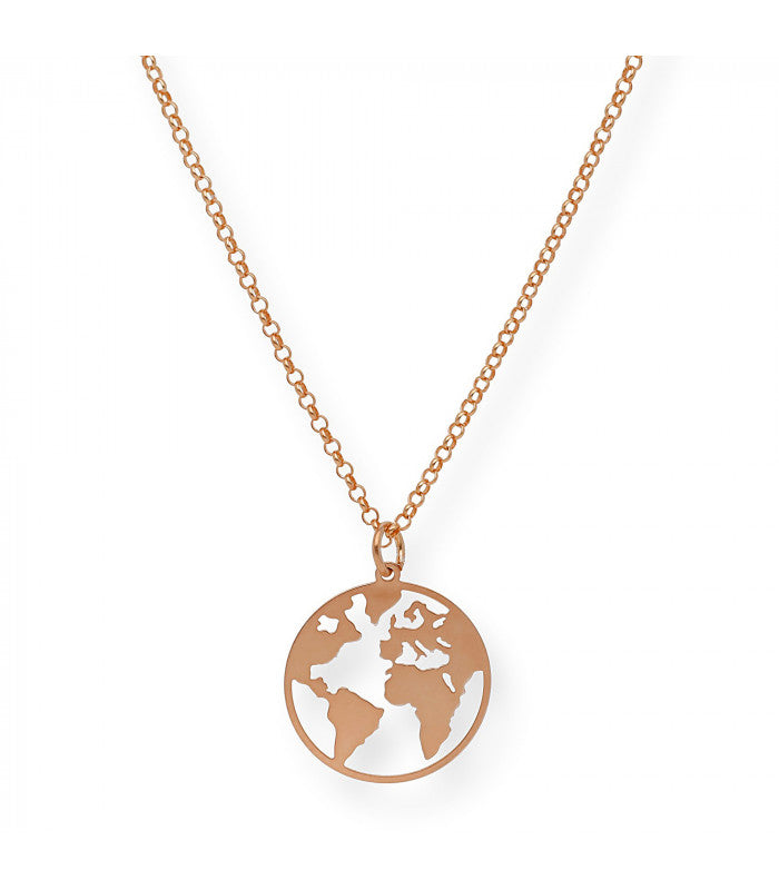 Colgante Bola del Mundo de Plata de Ley 925