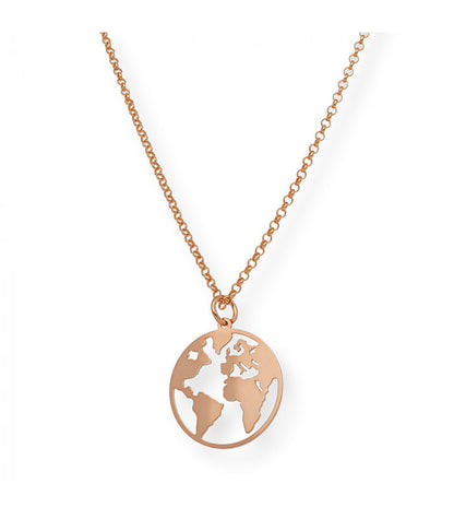 Colgante Bola del Mundo de Plata de Ley 925