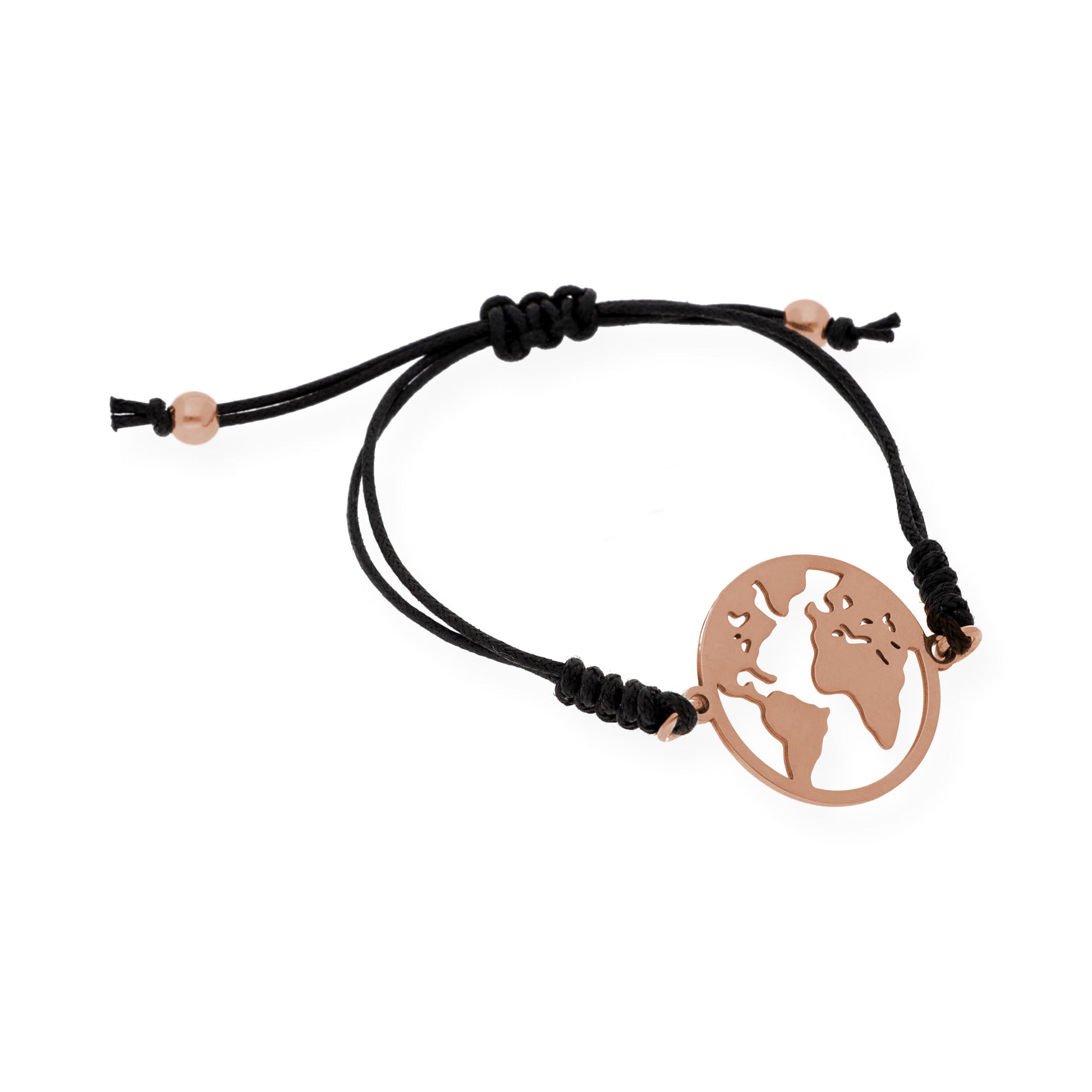 Pulsera Bola del Mundo Plata de Ley 925 Personalizable