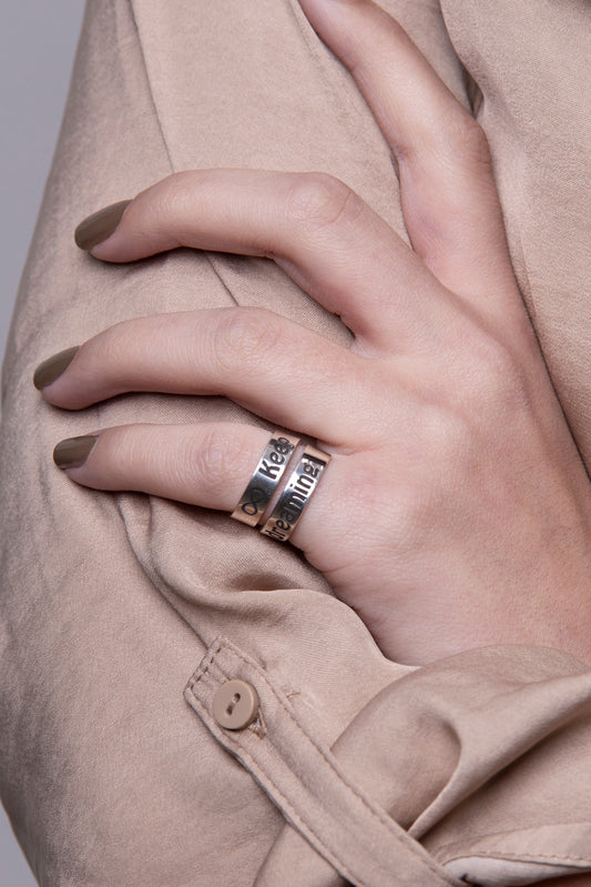 Anillo espiral  You&Me Plata 925