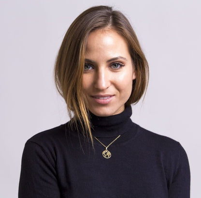 Colgante Bola del Mundo de Plata de Ley 925