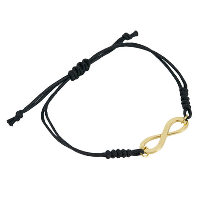Pulsera de macramé con símbolo de infinito