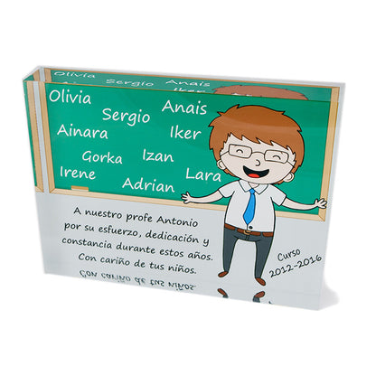 Metacrilato para Fin de Curso Personalizable
