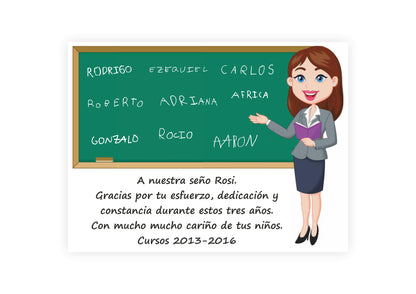 Diseño para profesora