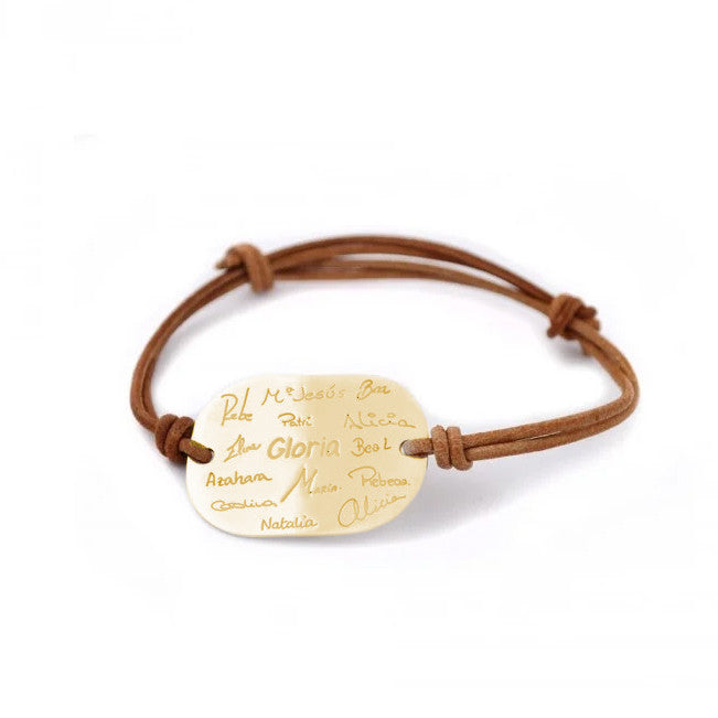 Pulsera con grabado para profesora