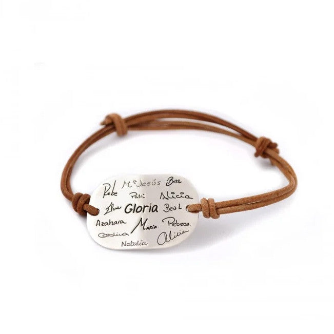 Pulsera con grabado para profesora