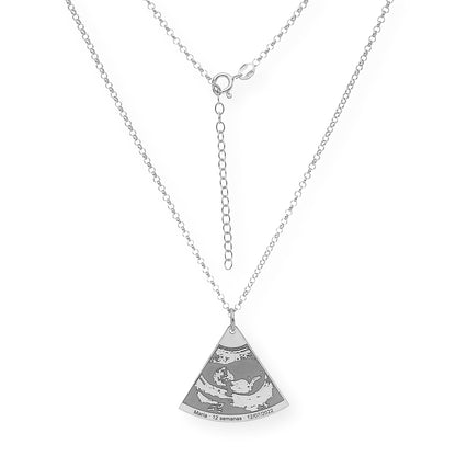 Colgante Ecografía Personalizado en Plata 925