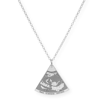 Colgante Ecografía Personalizado en Plata 925