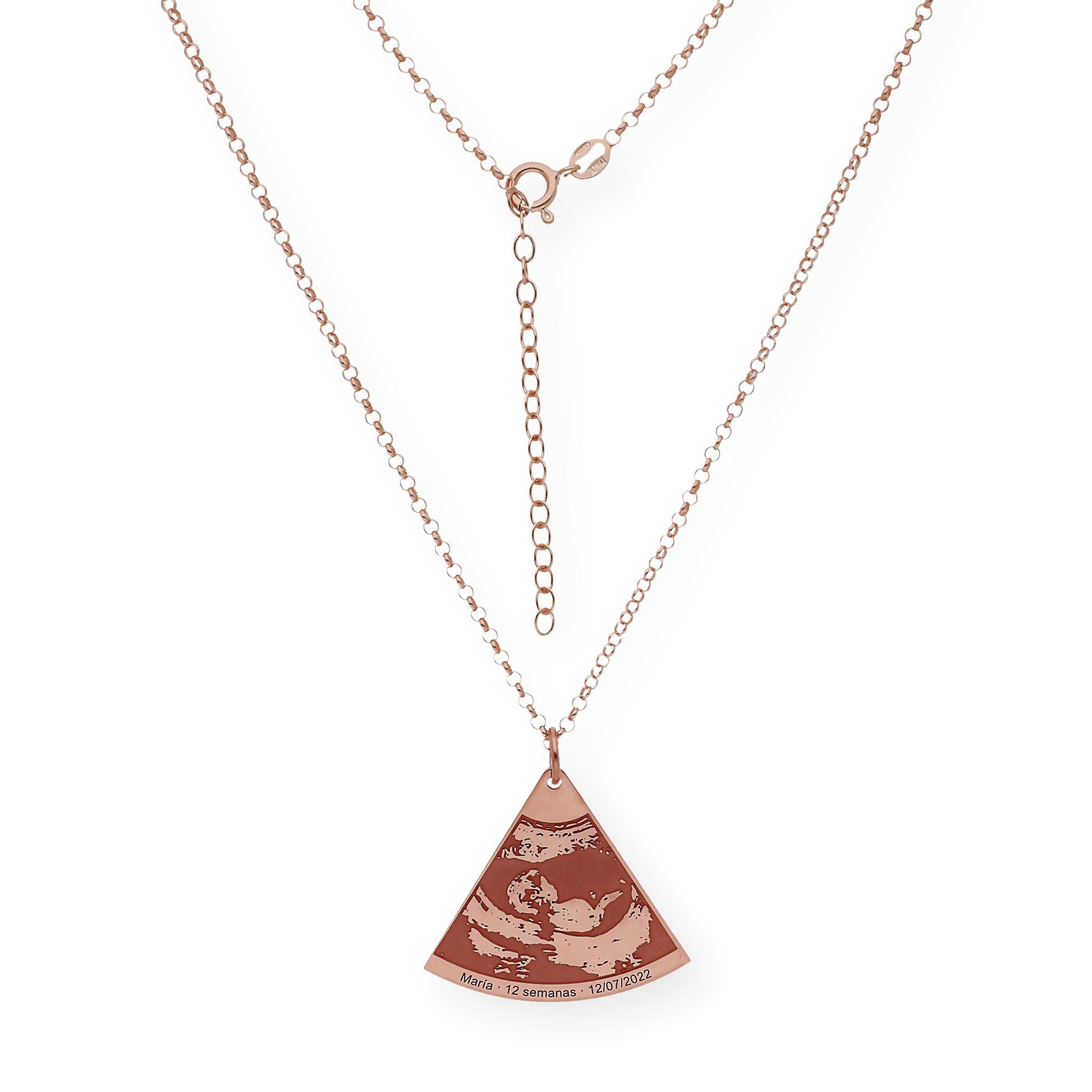 Colgante Ecografía Personalizado en Plata 925