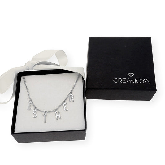 Collar Syna Nombre con Iniciales en Plata 925