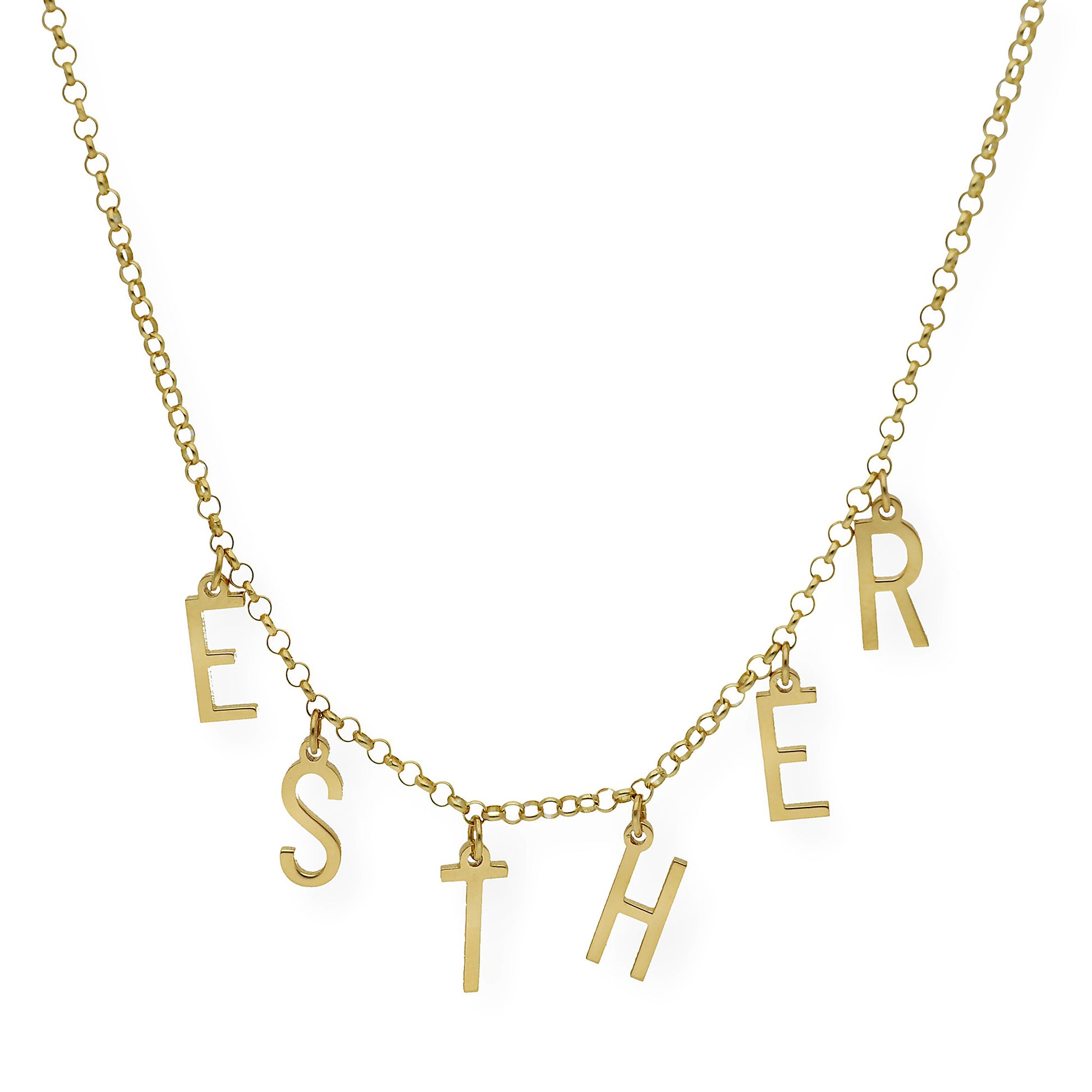 Collar Syna Nombre con Iniciales en Plata 925