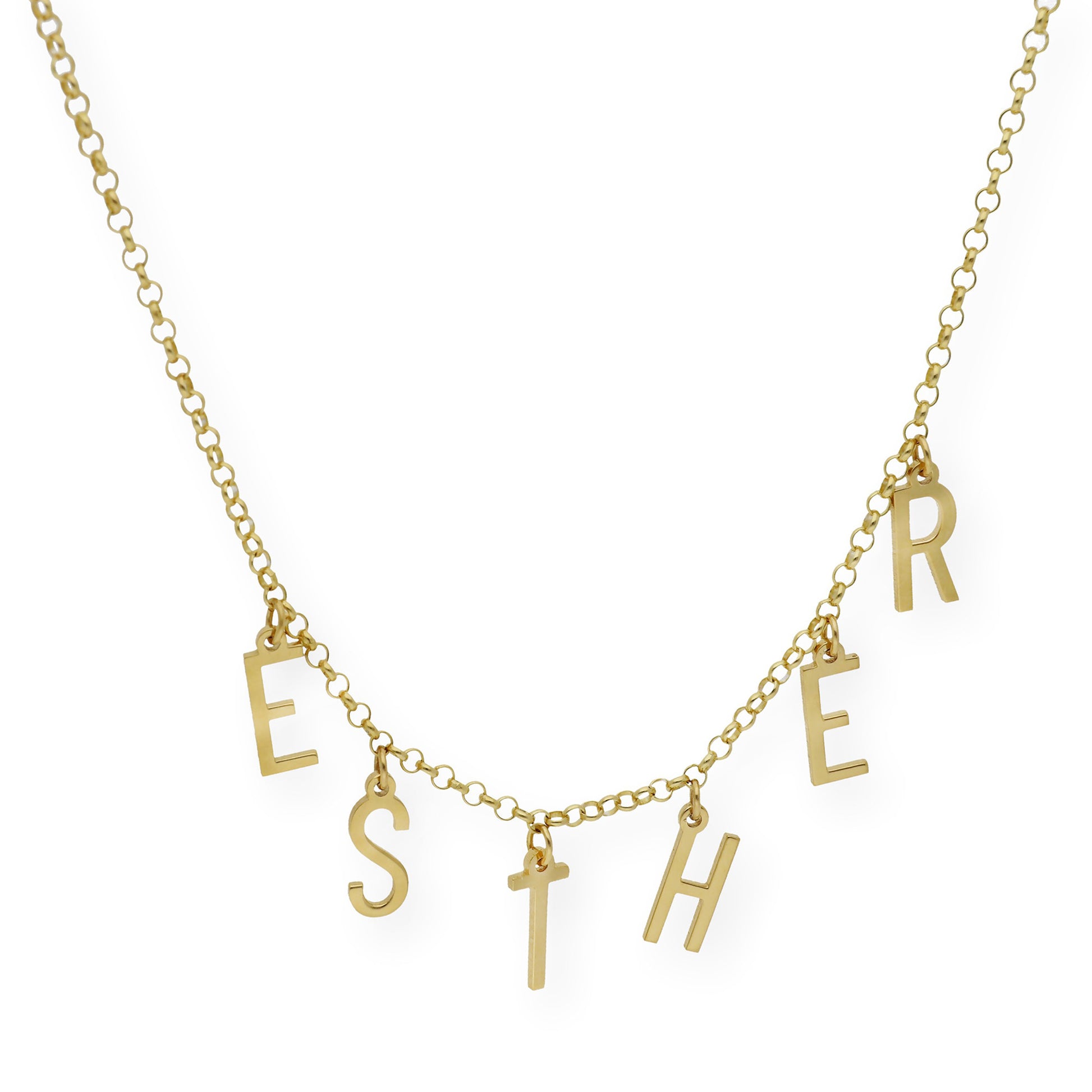 Collar Syna Nombre con Iniciales en Plata 925