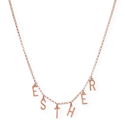 Collar Syna Nombre con Iniciales en Plata 925