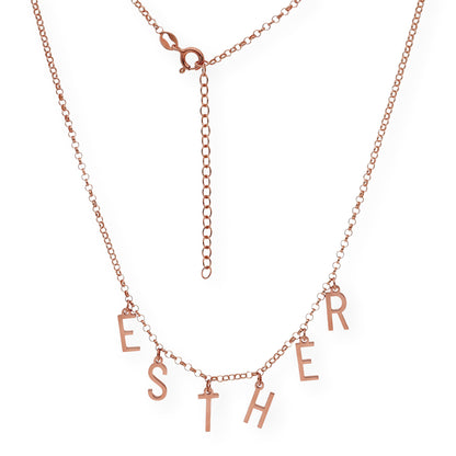Collar Syna Nombre con Iniciales en Plata 925