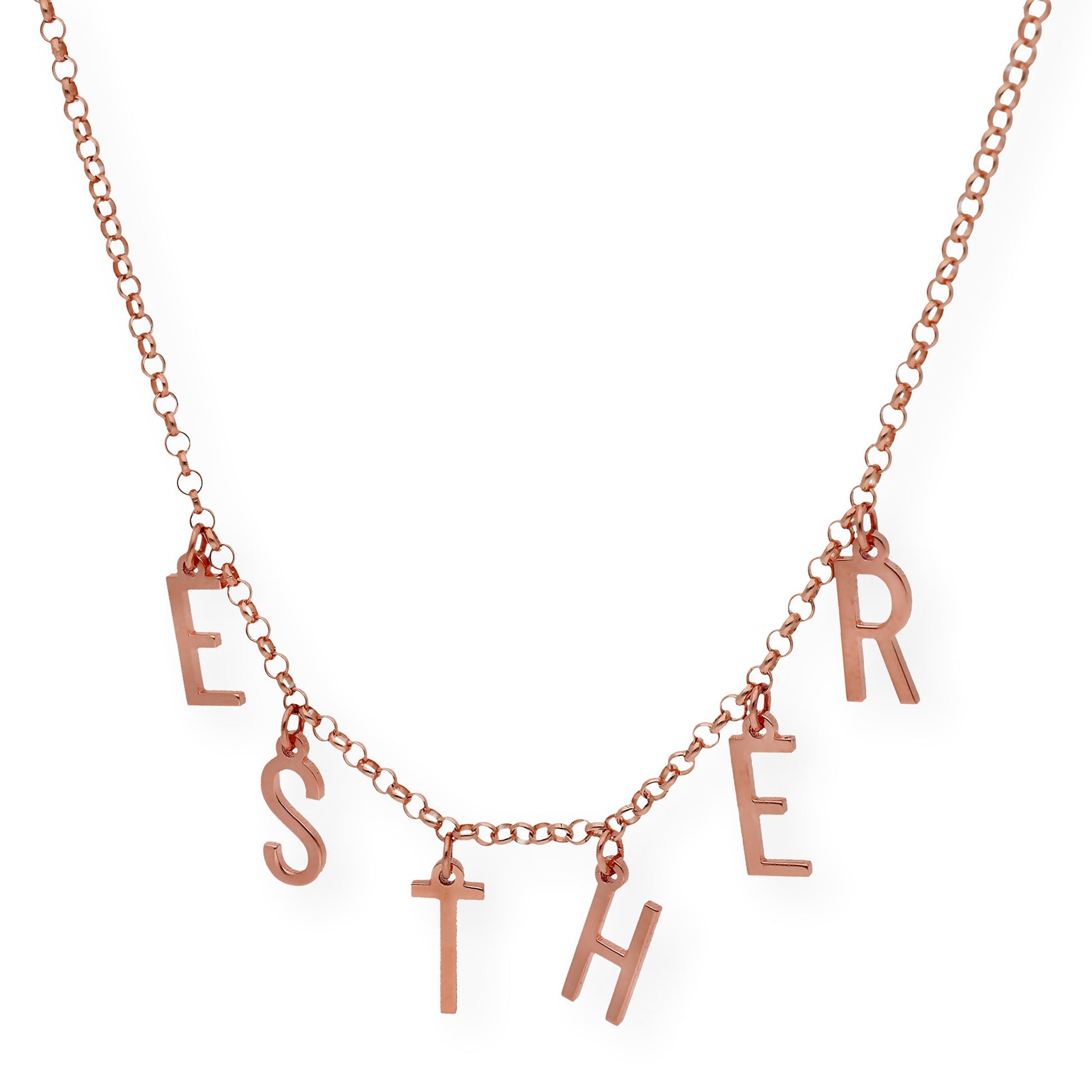 Collar Syna Nombre con Iniciales en Plata 925