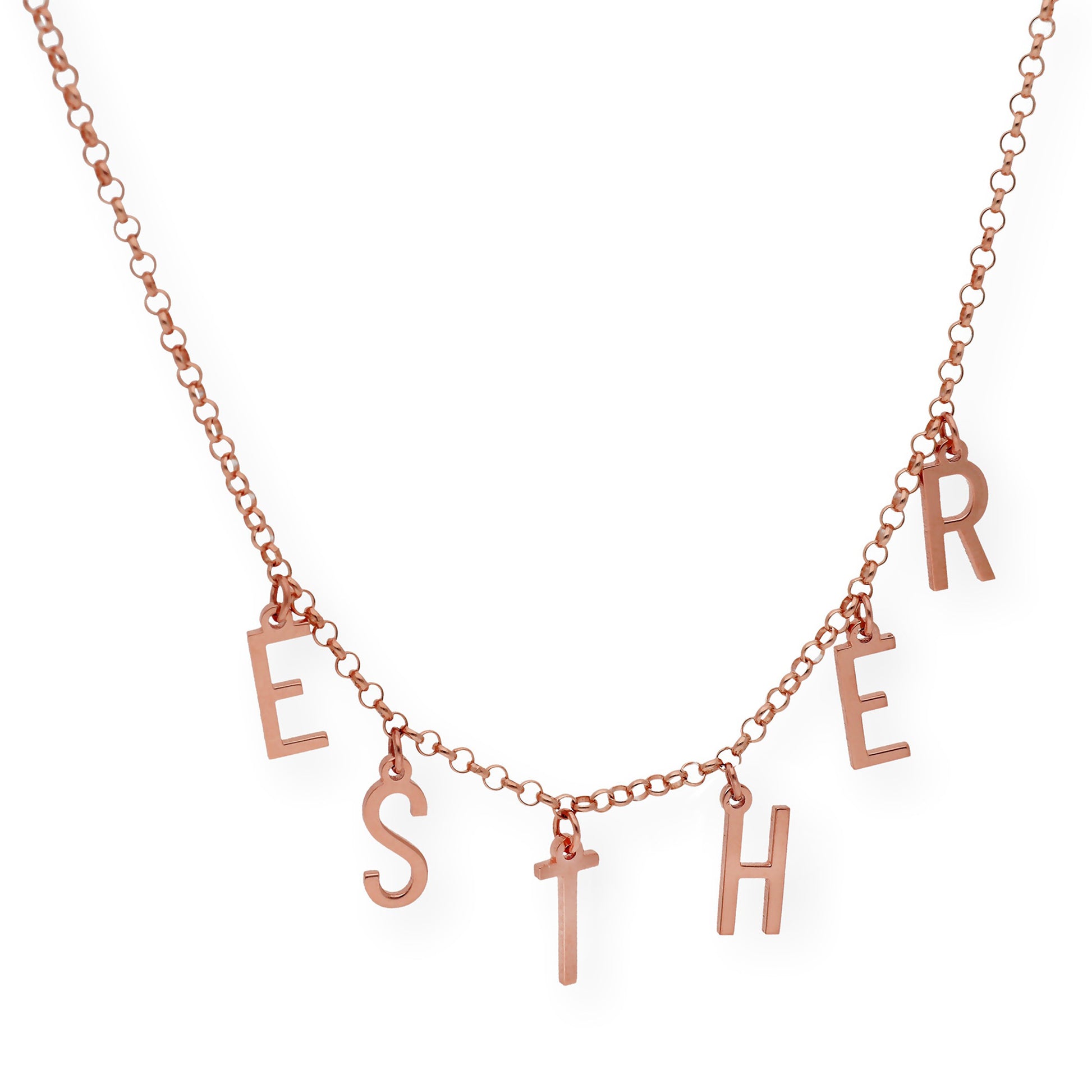 Collar Syna Nombre con Iniciales en Plata 925