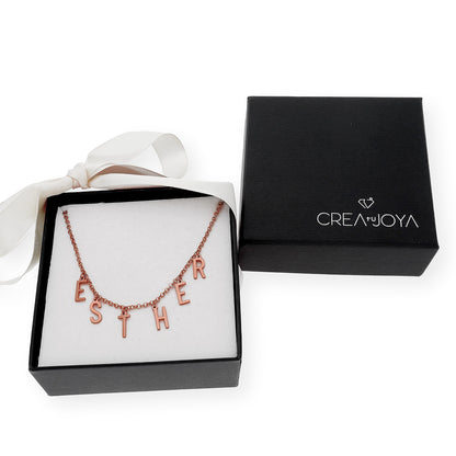 Collar Syna Nombre con Iniciales en Plata 925