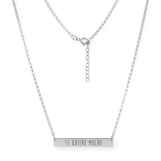 Colgante Frase Xenia en Plata 925