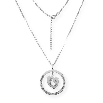 Colgante Aro Cersei Personalizado en Plata 925
