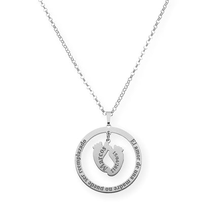 Colgante Aro Cersei Personalizado en Plata 925