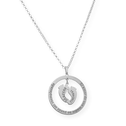 Colgante Aro Cersei Personalizado en Plata 925