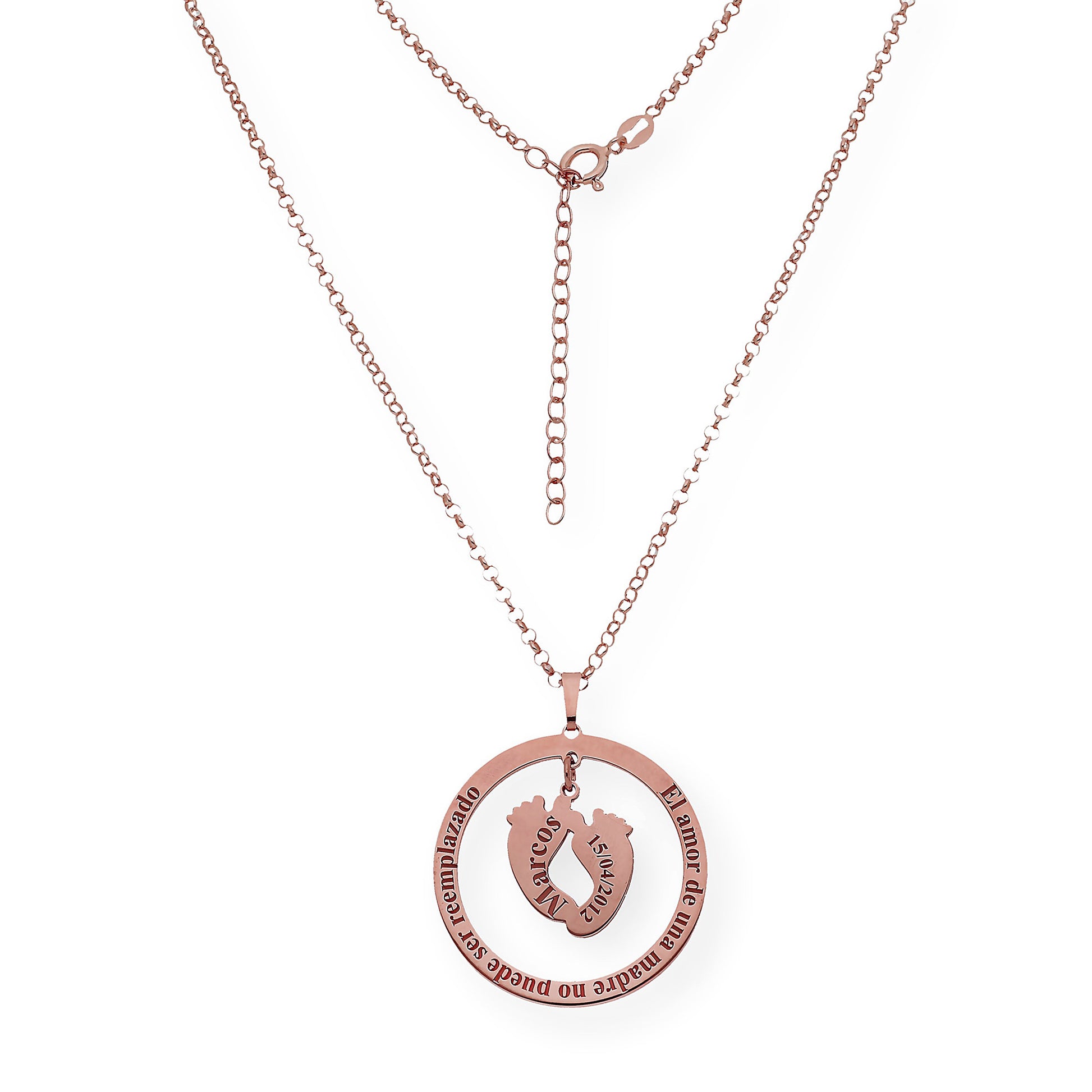 Colgante Aro Cersei Personalizado en Plata 925