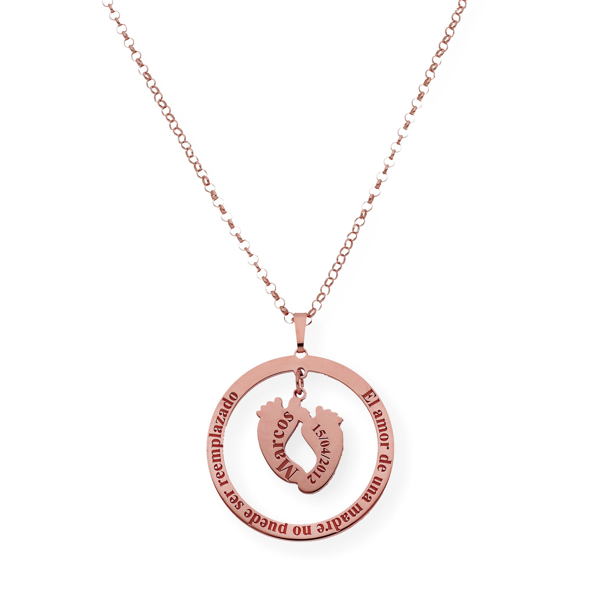Colgante Aro Cersei Personalizado en Plata 925