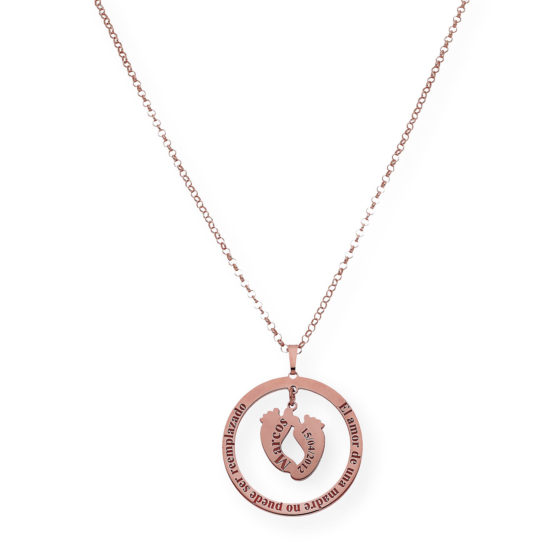 Colgante Aro Cersei Personalizado en Plata 925 con Baño de Oro 18k