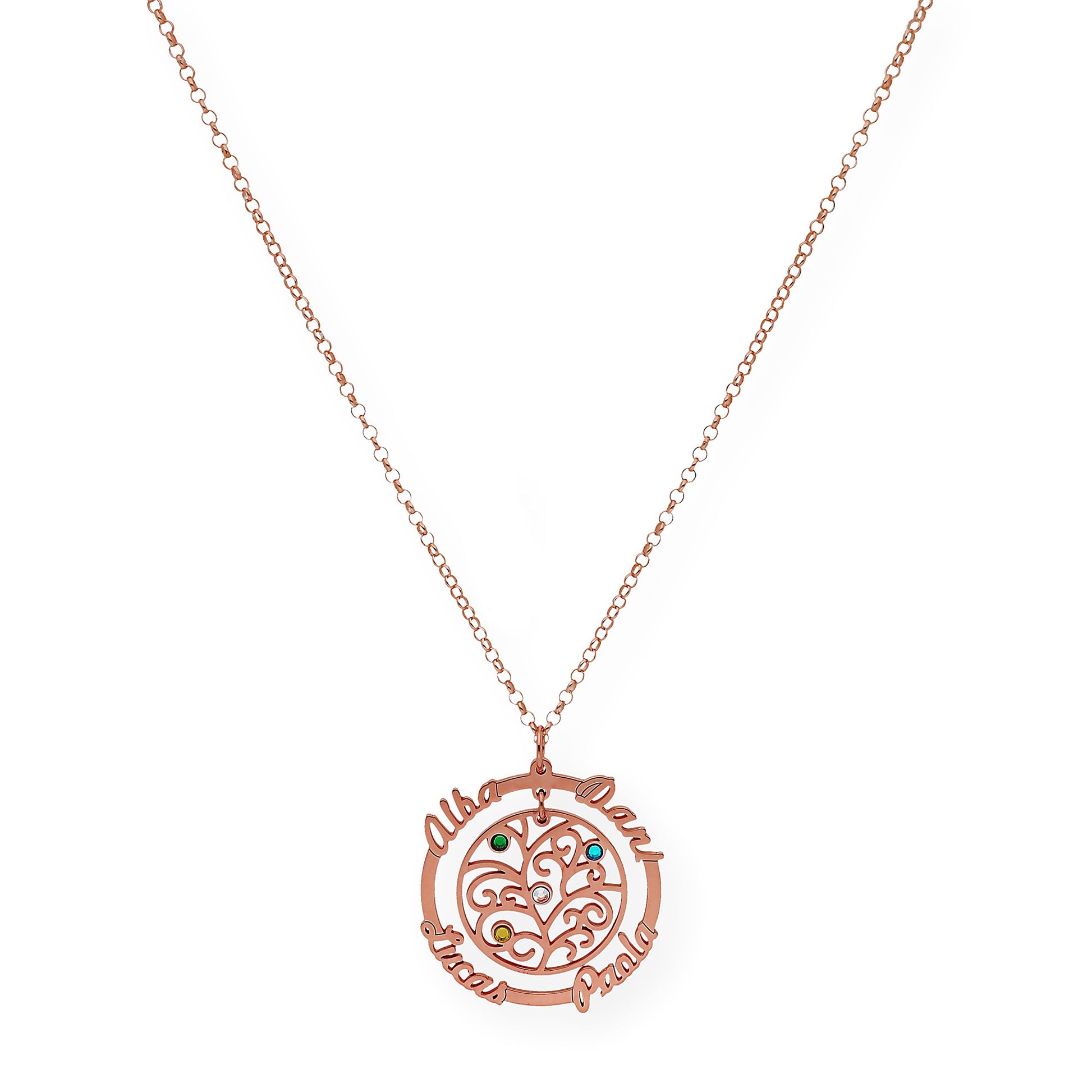 Colgante Dafne Orla Floral en Plata 925 con Baño de Oro 18k
