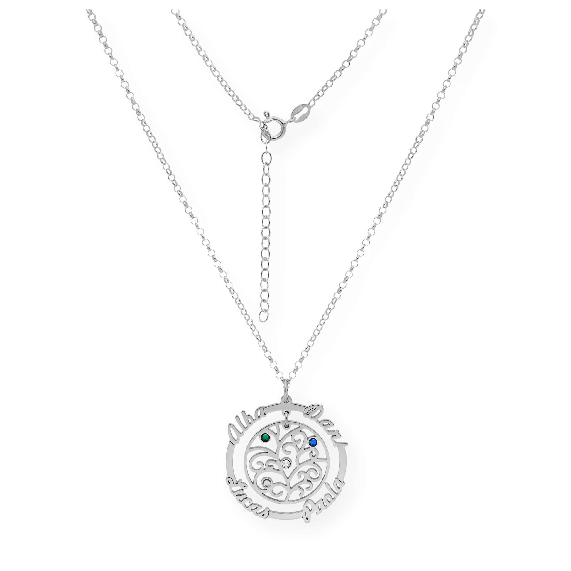 Colgante Dafne Orla Floral en Plata 925 con Baño de Oro 18k