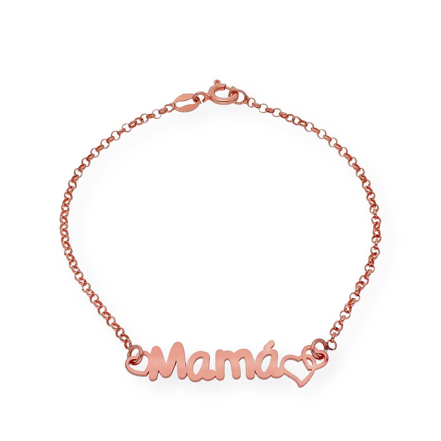Pulsera Love Mamá Personalizada en Plata 925