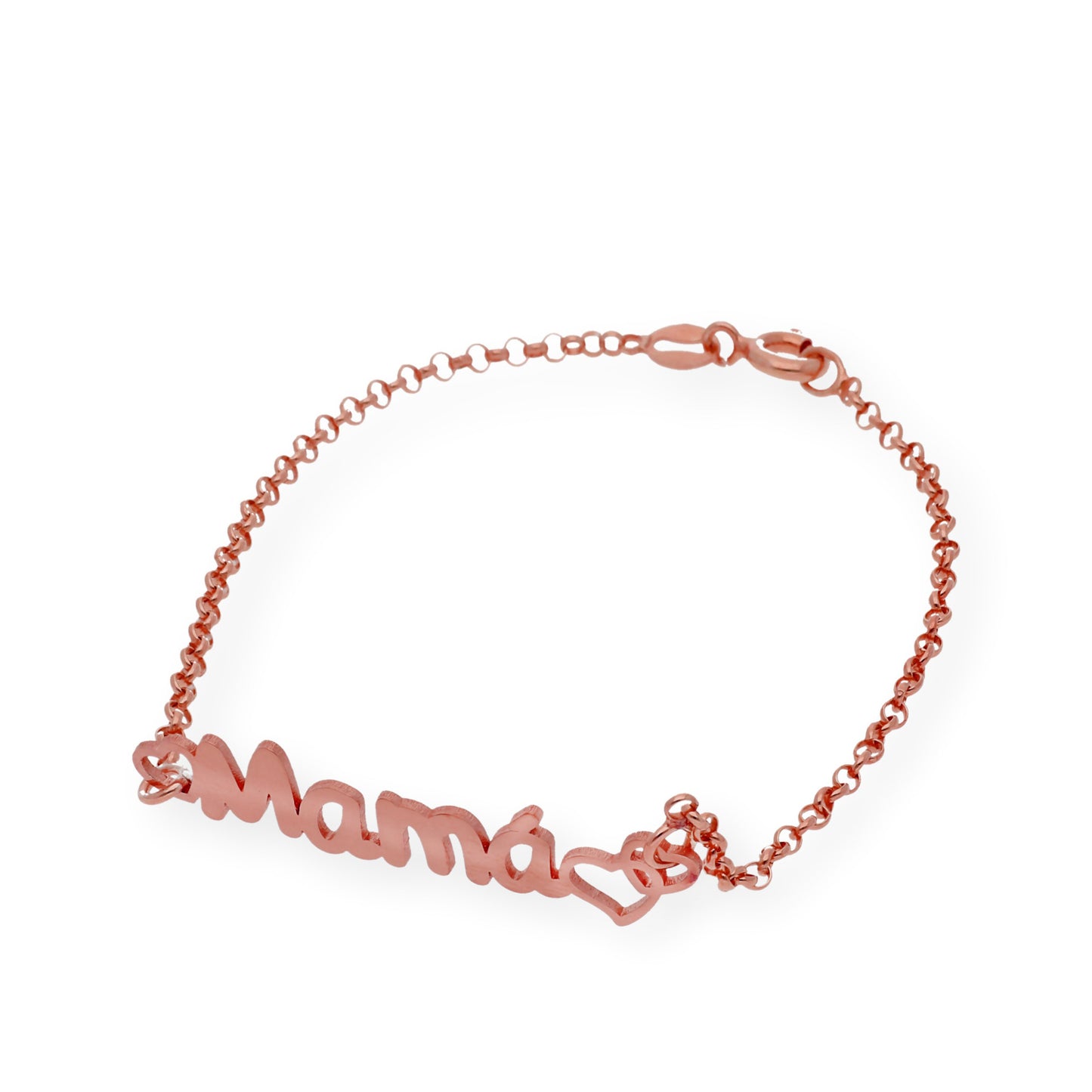 Pulsera Love Mamá Personalizada en Plata 925