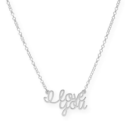 Colgante Love You en Plata 925