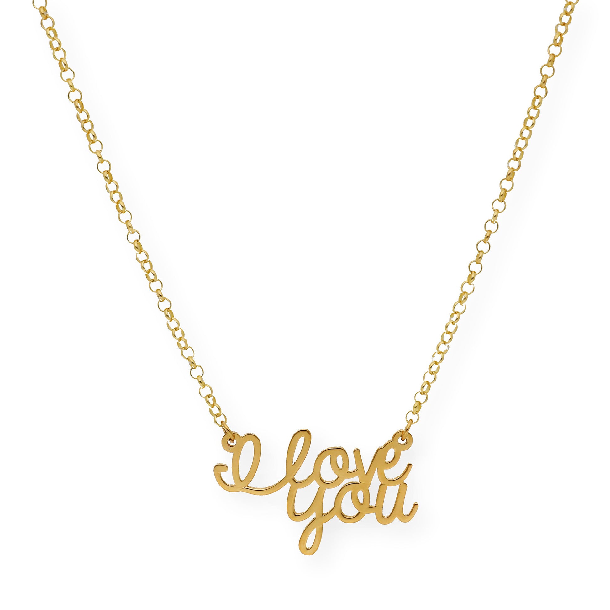 Colgante Love You en Plata 925