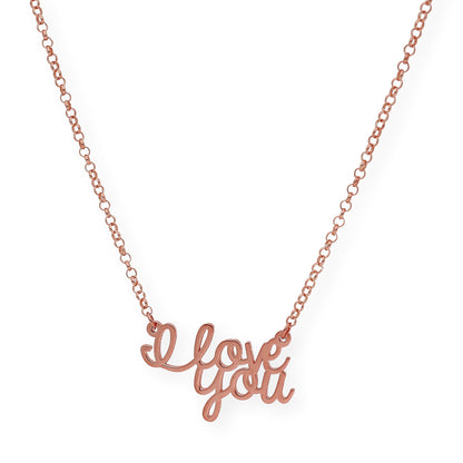 Colgante Love You en Plata 925