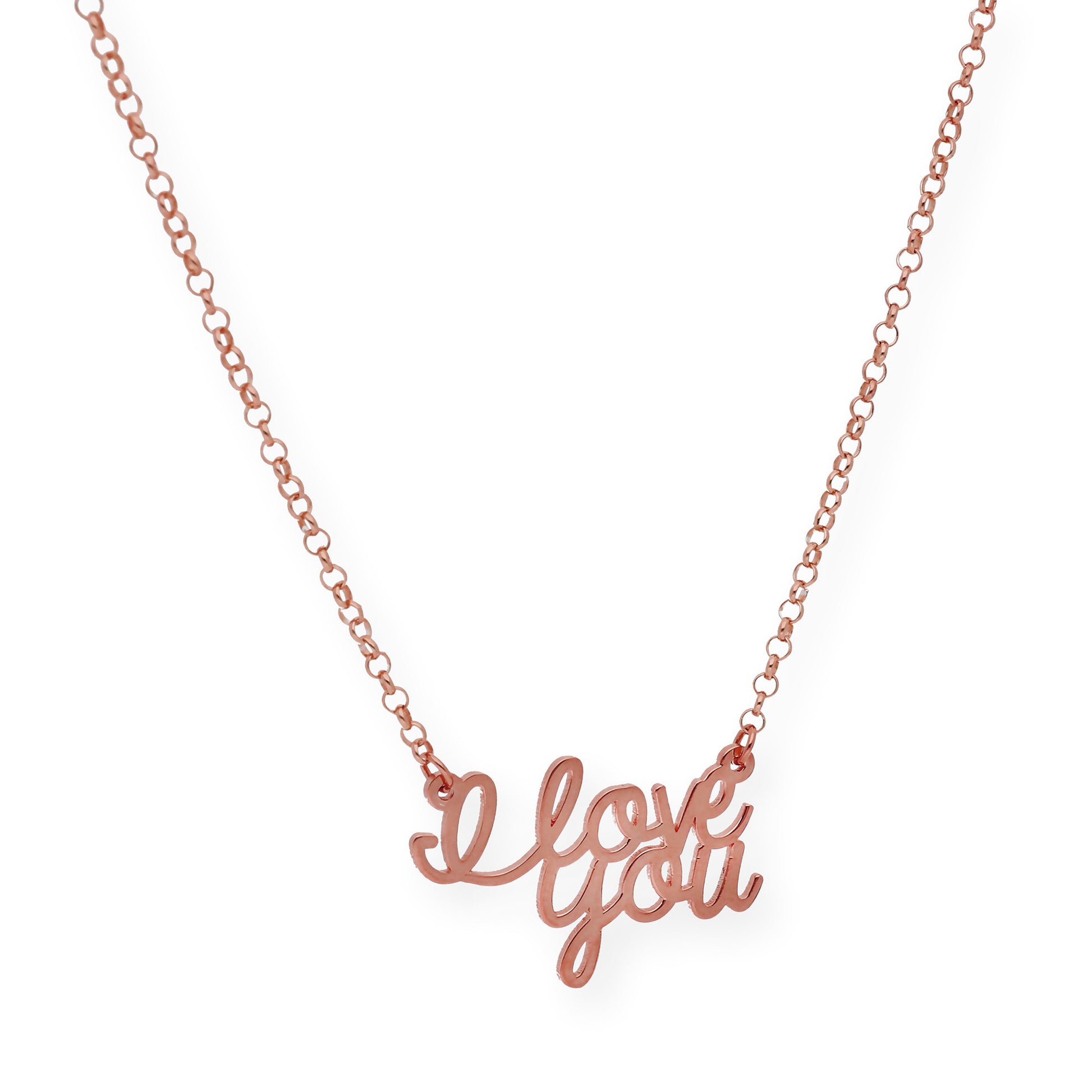 Colgante Love You en Plata 925