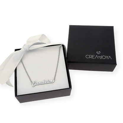 Colgante Nombre Helen Corazón con Circonita en Plata 925 con Baño de Oro Rosa 18k