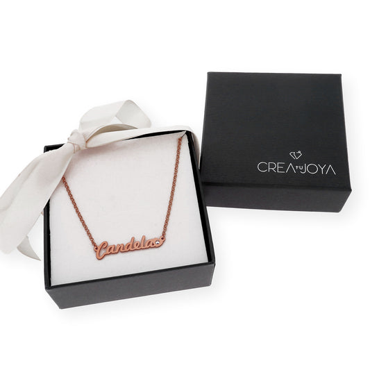 Colgante Nombre Helen Corazón con Circonita en Plata 925 con Baño de Oro Rosa 18k