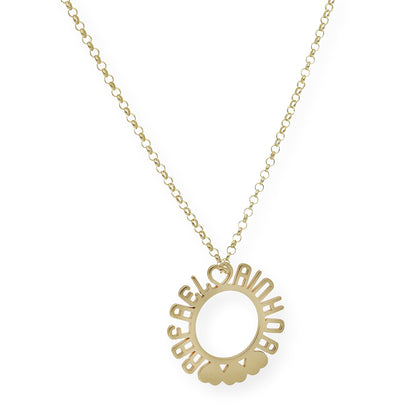 Colgante Cyrene Nombres y Corazones en Plata 925
