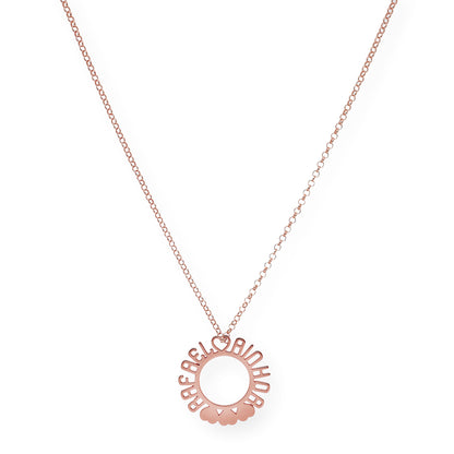 Colgante Cyrene Nombres y Corazones en Plata 925