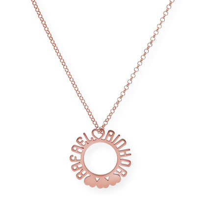 Colgante Cyrene Nombres y Corazones en Plata 925