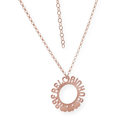 Colgante Cyrene Nombres y Corazones en Plata 925