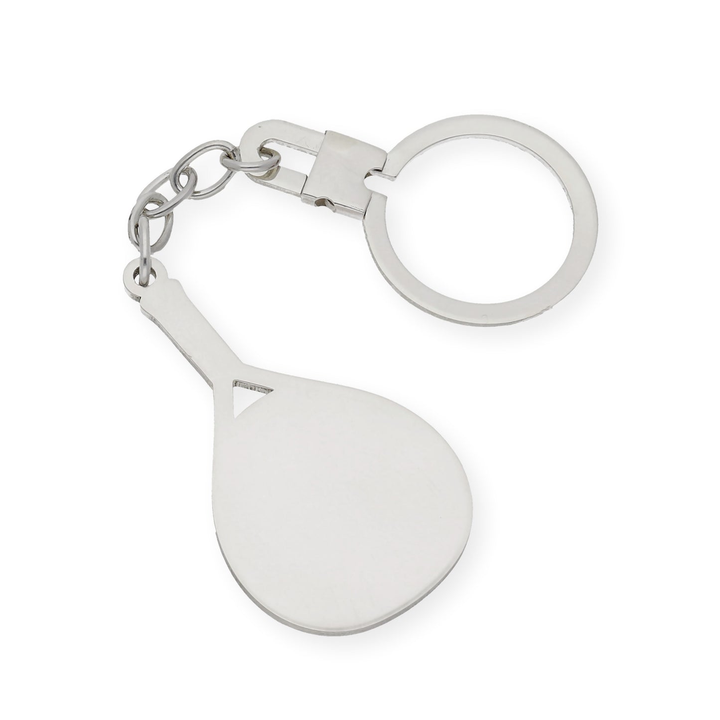 Llavero Pala de Padel en Plata de Ley 925