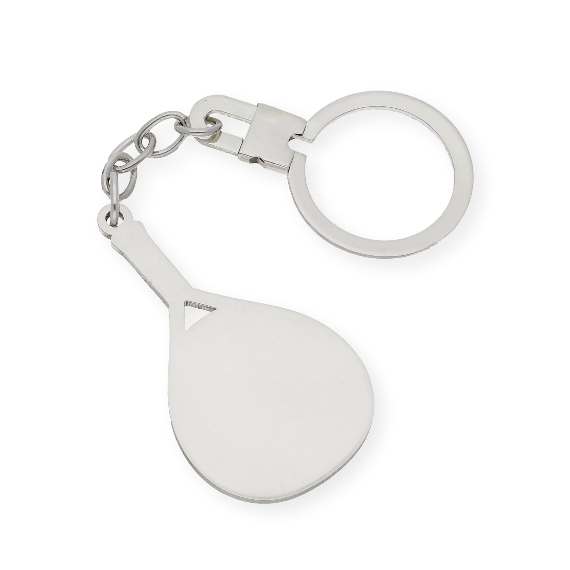 Llavero Pala de Padel en Plata de Ley 925